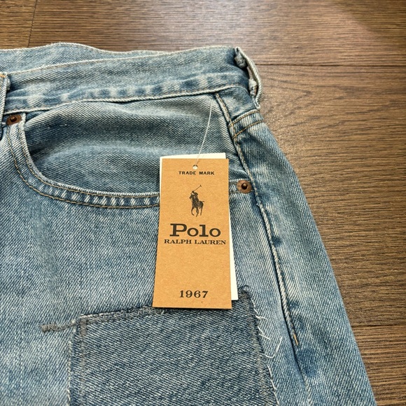 Polo Ralph Lauren The Avery Boyfriend Patched Women’s Jeans Size 34 (40x27) NWT - Picture 3 of 16